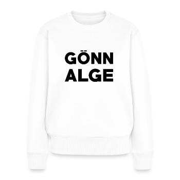 Gönn Alge - Frauen Premium Bio Pullover - Weiß - Vorne - Julia (174cm)