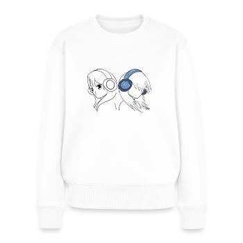 manga anime - Women's Premium Organic Jumper - white - Front - Julia (174cm)