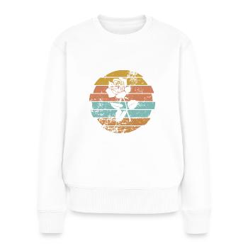 Rose - Pull Premium bio Femme - blanc - Devant - Julia (174cm)