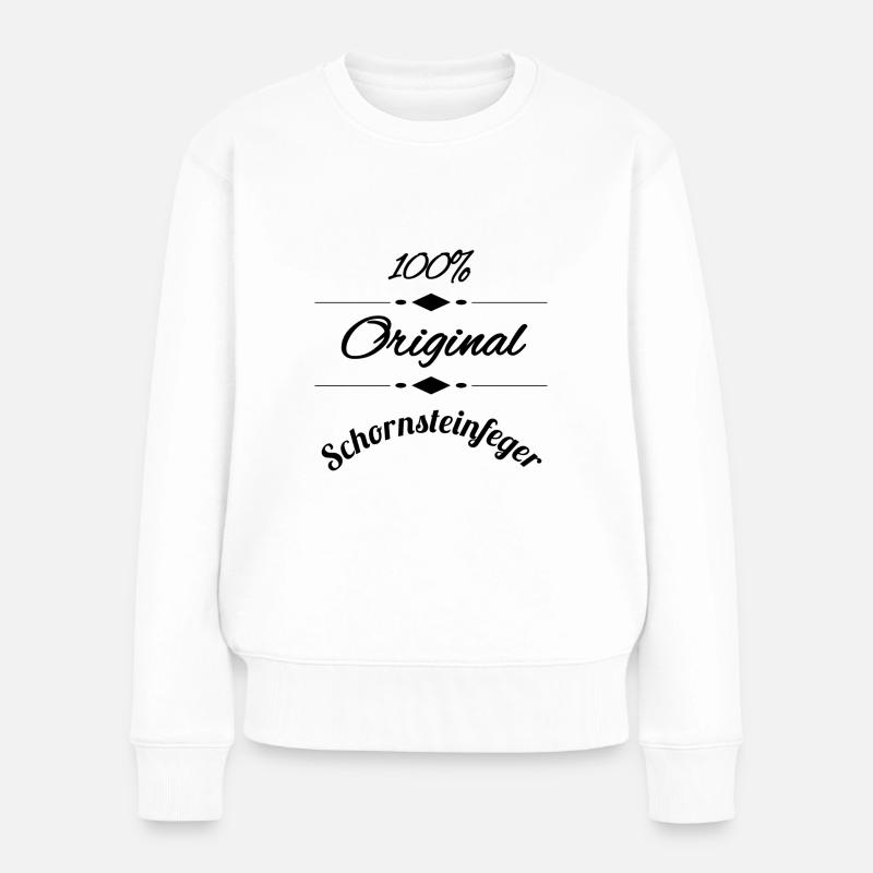 Schornsteinfeger - Frauen Premium Bio Pullover - Weiß