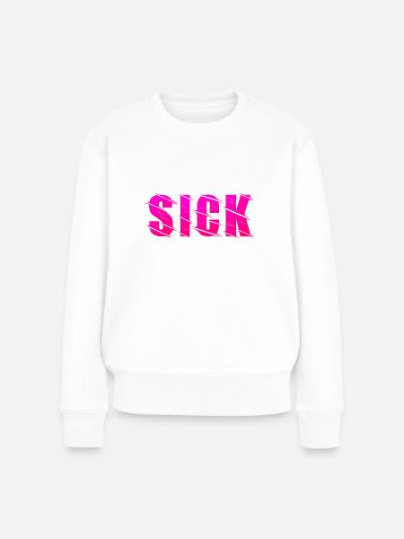 Conception malade - Pull Premium bio Femme - blanc