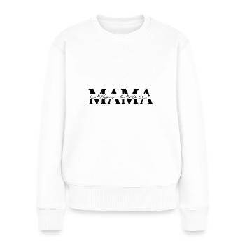 Mama - I Love You Elternliebe Mutter - Frauen Premium Bio Pullover - Weiß - Vorne - Julia (174cm)