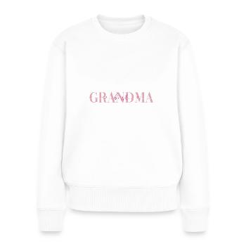 Beste Oma Geschenk Familie Großmutter Geschenke - Frauen Premium Bio Pullover - Weiß - Vorne - Julia (174cm)