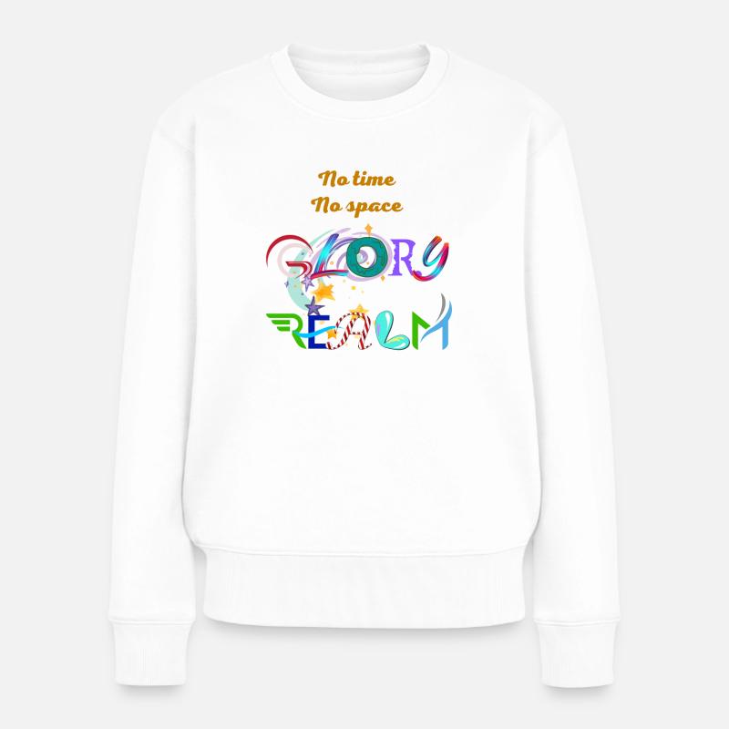 God´s Glory - Frauen Premium Bio Pullover - Weiß