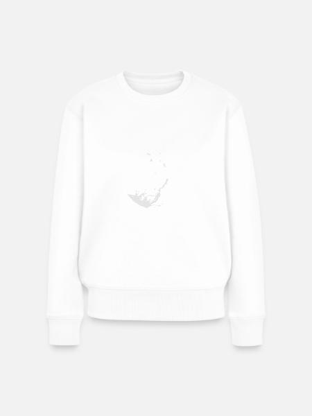 Milchbar - Mama - Frauen Premium Bio Pullover - Weiß