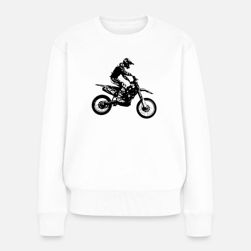 enduro - Frauen Premium Bio Pullover - Weiß
