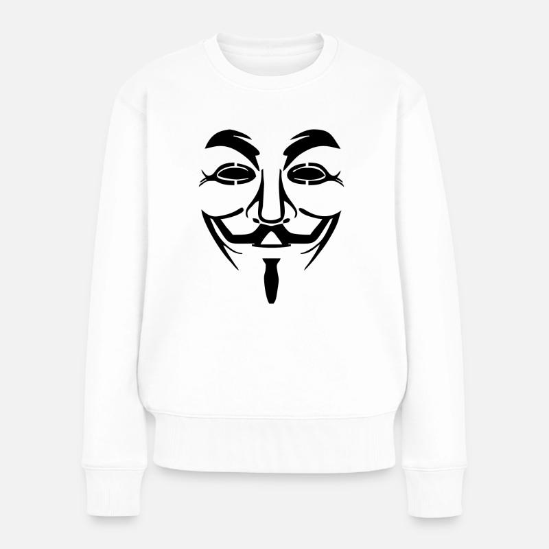 ANONYMOUS - Pull Premium bio Femme - blanc