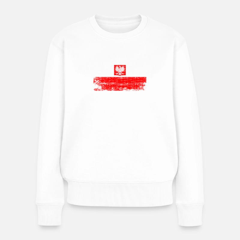 Aigle polonaise - Pull Premium bio Femme - blanc
