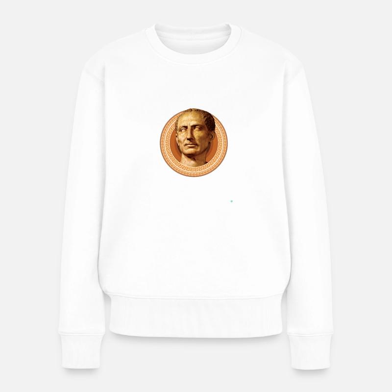 Jules César - Pull Premium bio Femme - blanc