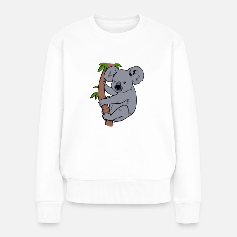 Koala - Pull Premium bio Femme - blanc