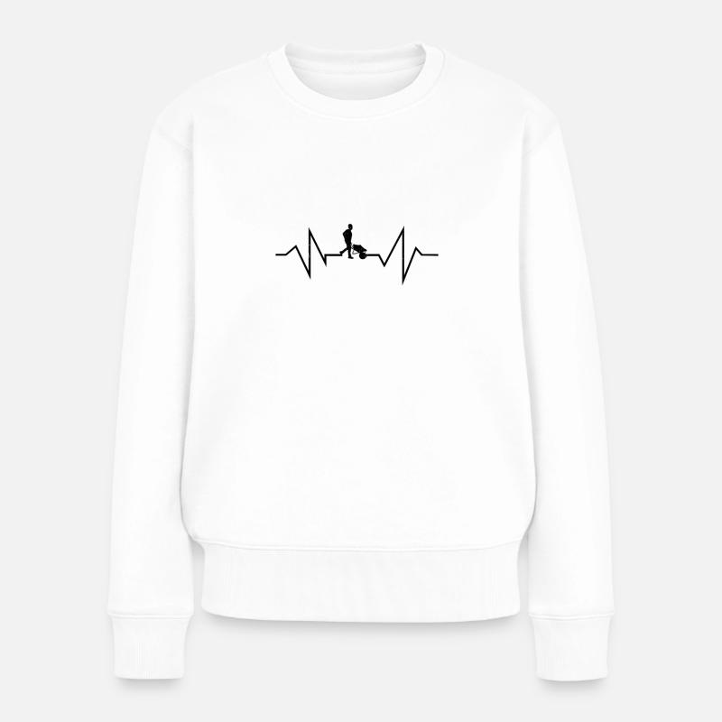 Bauarbeiter Baustelle Hausbau Baustellen Bauen - Frauen Premium Bio Pullover - Weiß