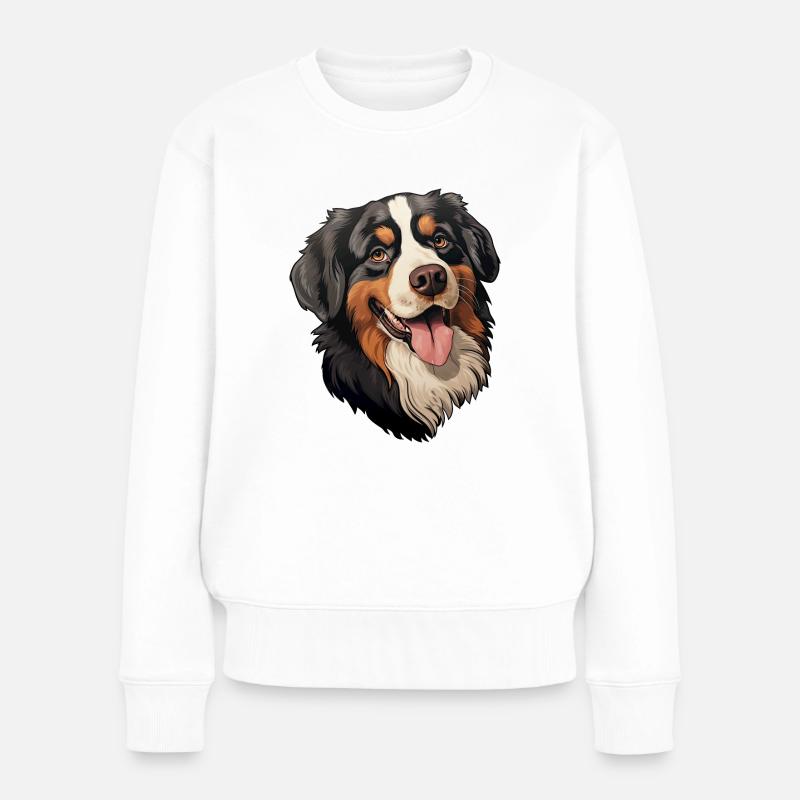 Bouvier bernois - Pull Premium bio Femme - blanc