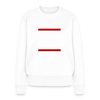 FCK AFD - Pull Premium bio Femme - blanc - Devant - Julia (174cm)