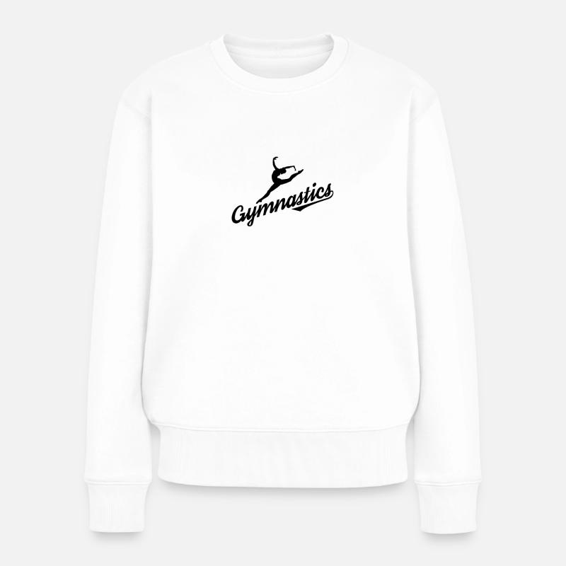 Gymnases au sol - Pull Premium bio Femme - blanc