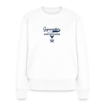 Gymnastics Floor Gymnastics - Women's Premium Organic Jumper - white - Front - Julia (174cm)