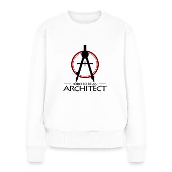 architect - Women's Premium Organic Jumper - white - Front - Julia (174cm)
