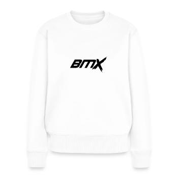 Freestyle BMX - Frauen Premium Bio Pullover - Weiß - Vorne - Julia (174cm)