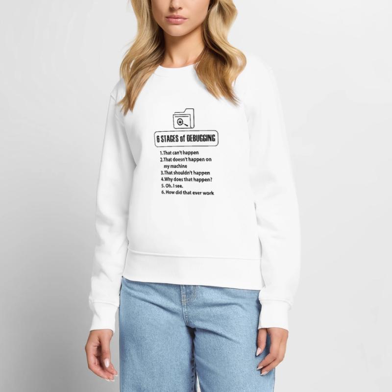 Code Programmer Nerd Bug Developer Gifts Women's Premium Organic Jumper