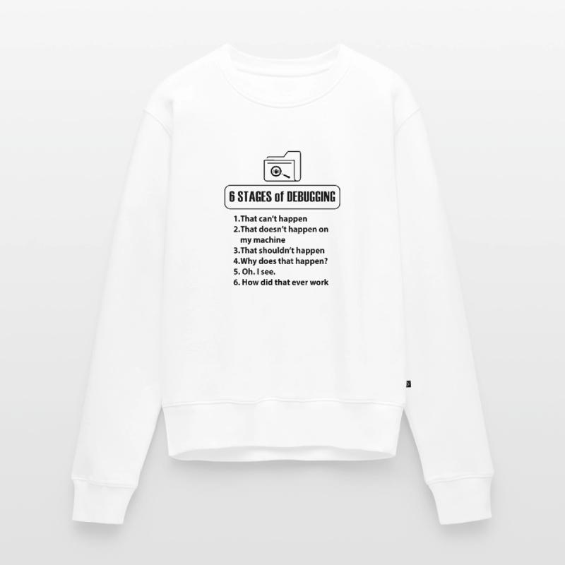 Code Programmer Nerd Bug Developer Gifts Women's Premium Organic Jumper