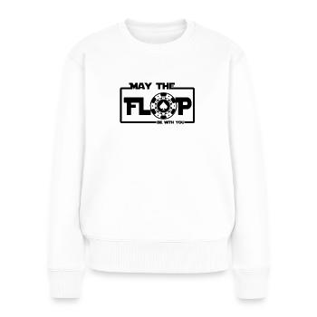 Poker Bluff Flop Online Casino Jeton Gifts - Women's Premium Organic Jumper - white - Front - Julia (174cm)
