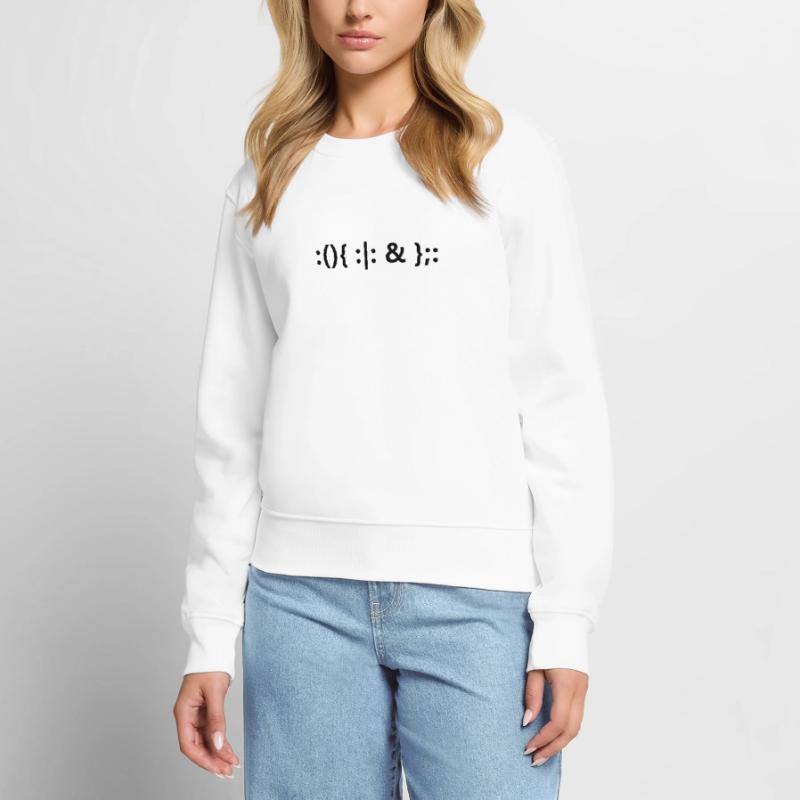 Linux Admin Fork Bomb Linux Frauen Premium Bio Pullover