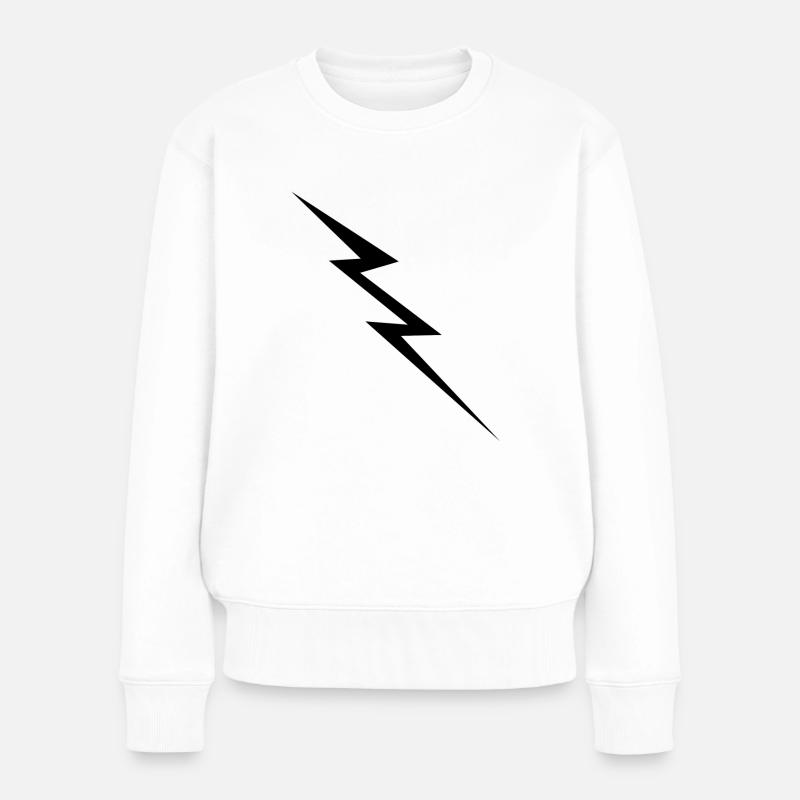 Blitz - Frauen Premium Bio Pullover - Weiß