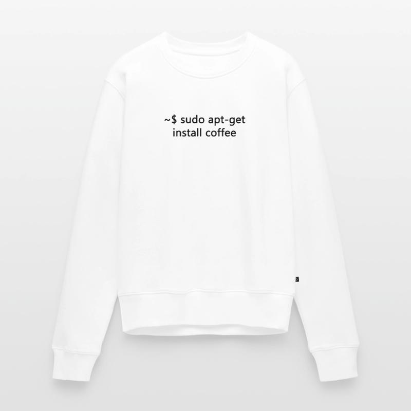 Sysadmin Linux Sudo Apt-Get Kaffee Programmierer Frauen Premium Bio Pullover