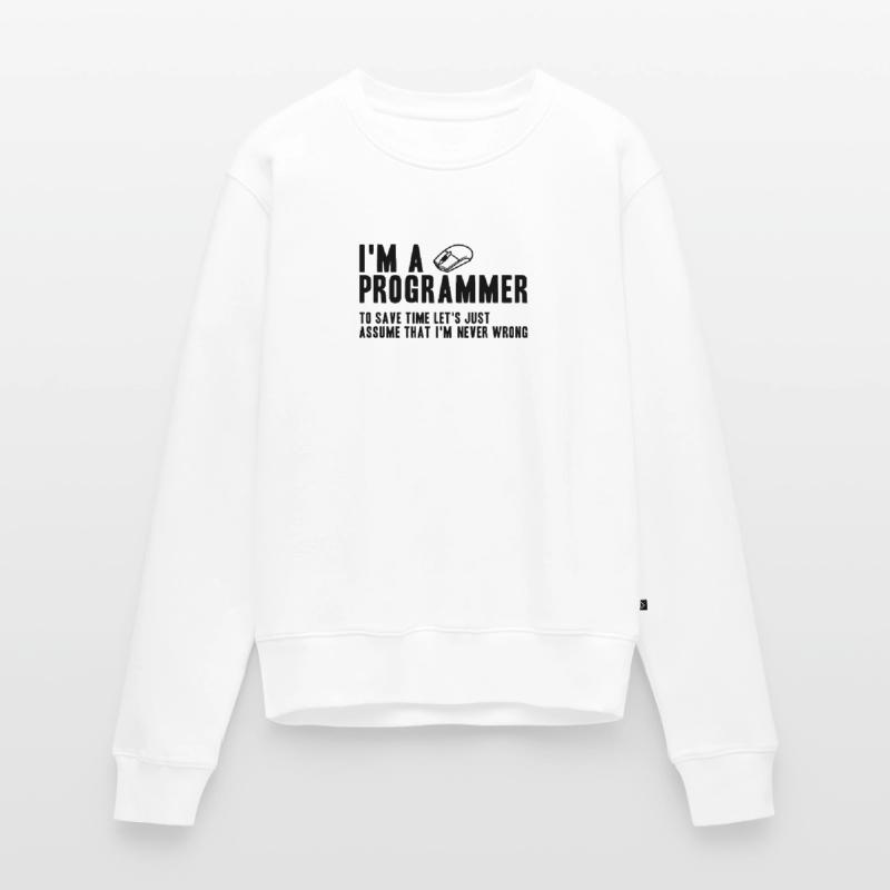 Cadeau pour programmeur Coding Programmer Pull Premium bio Femme