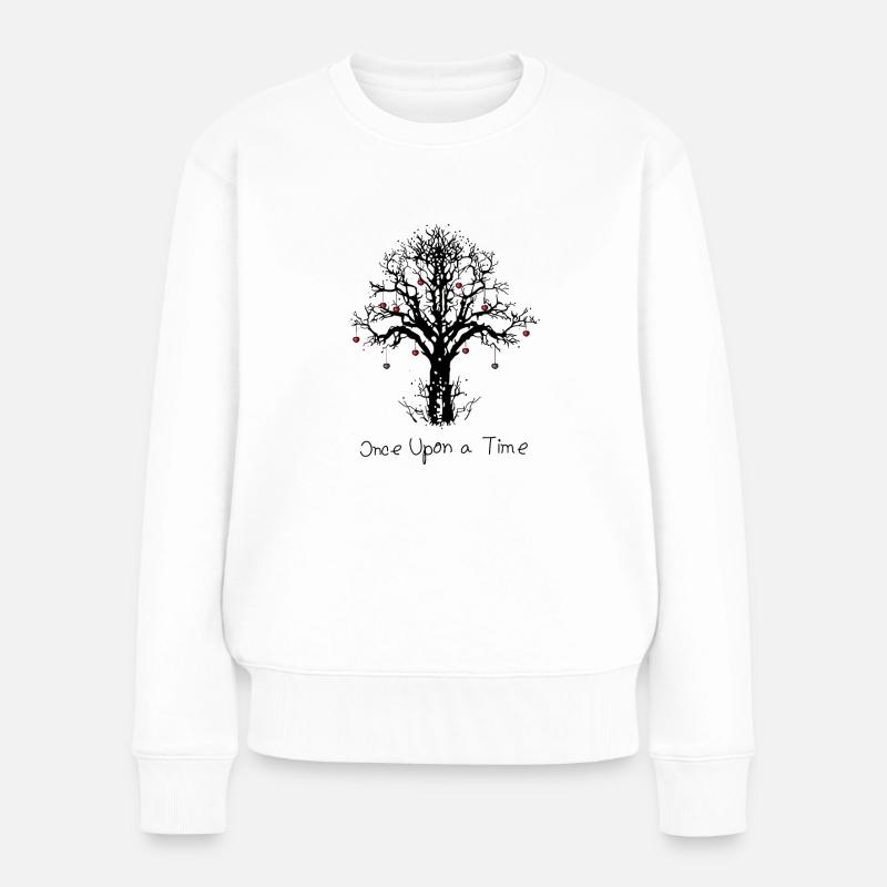 Once Upon a Time Tree Heart Art Junkie - Pull Premium bio Femme - blanc