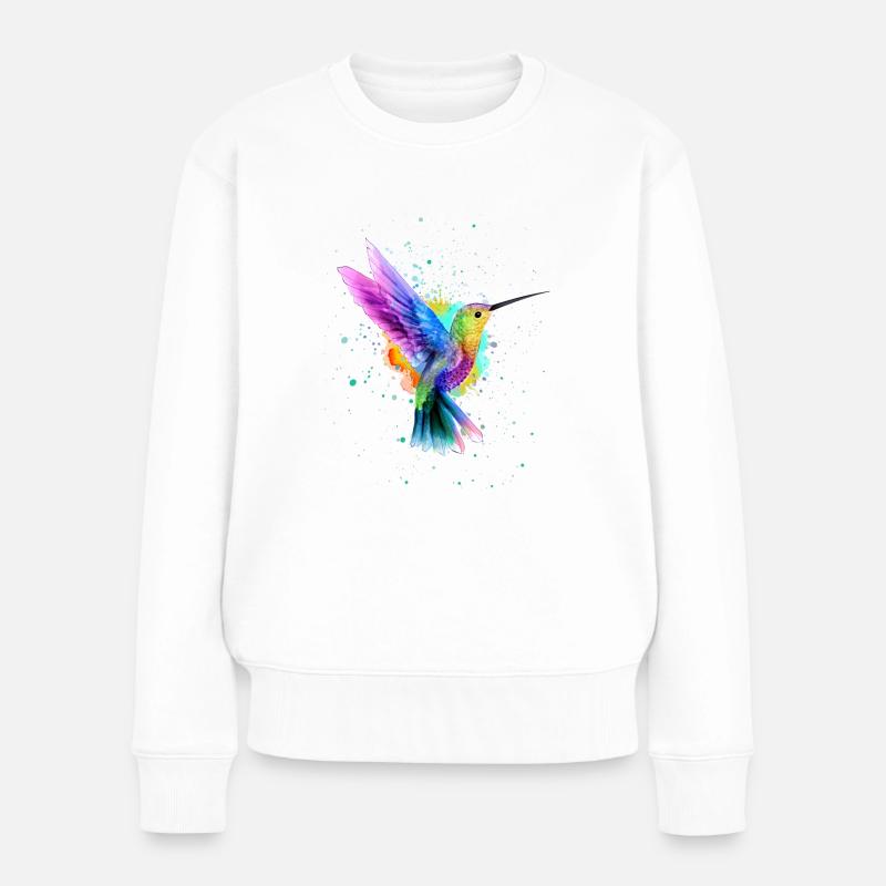 Colibri - Pull Premium bio Femme - blanc