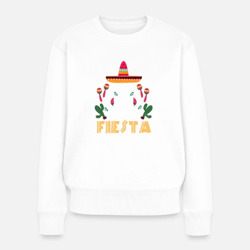 Junggesellinnenabschied Final Fiesta Gruppenshirt - Frauen Premium Bio Pullover - Weiß