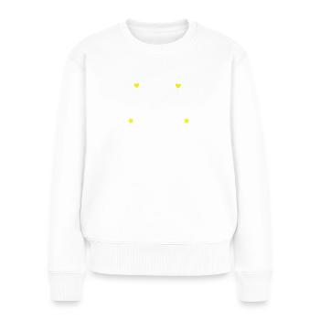 Wenn die Oma es nicht weiss weiss es keiner - Frauen Premium Bio Pullover - Weiß - Vorne - Julia (174cm)