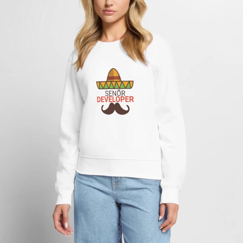 "Senor Developer, Senior Developer" |Programmierer Frauen Premium Bio Pullover