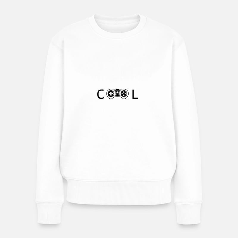 Cool - Women's Premium Organic Jumper - white