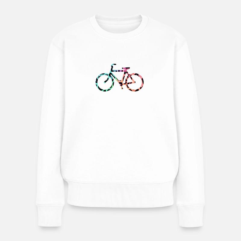 vélo - Pull Premium bio Femme - blanc