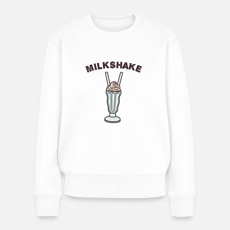 Milkshake - Pull Premium bio Femme - blanc