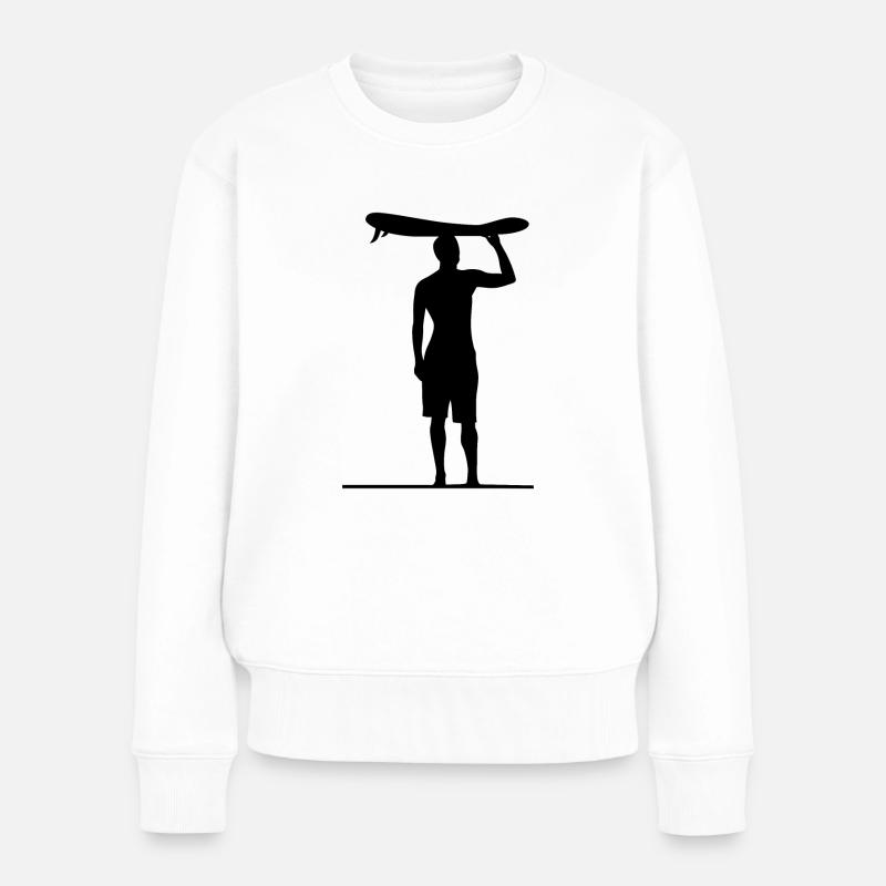 Surfer - Pull Premium bio Femme - blanc