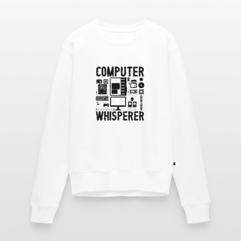 Programmeur de support informatique Computer Whisperer Pull Premium bio Femme
