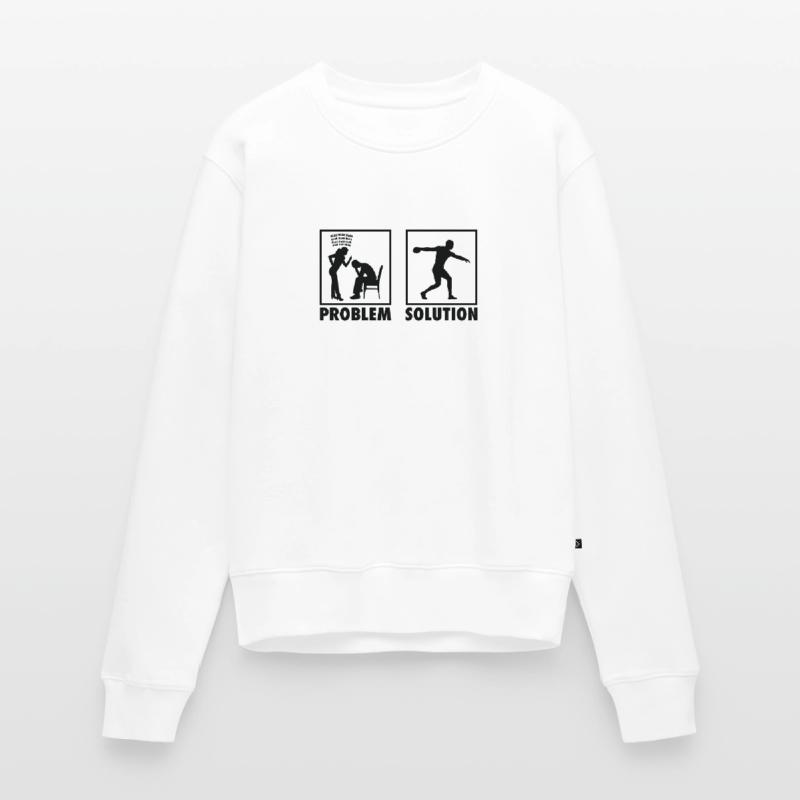 Discus Throw Discus Thrower Statement Problem Women's Premium Organic Jumper