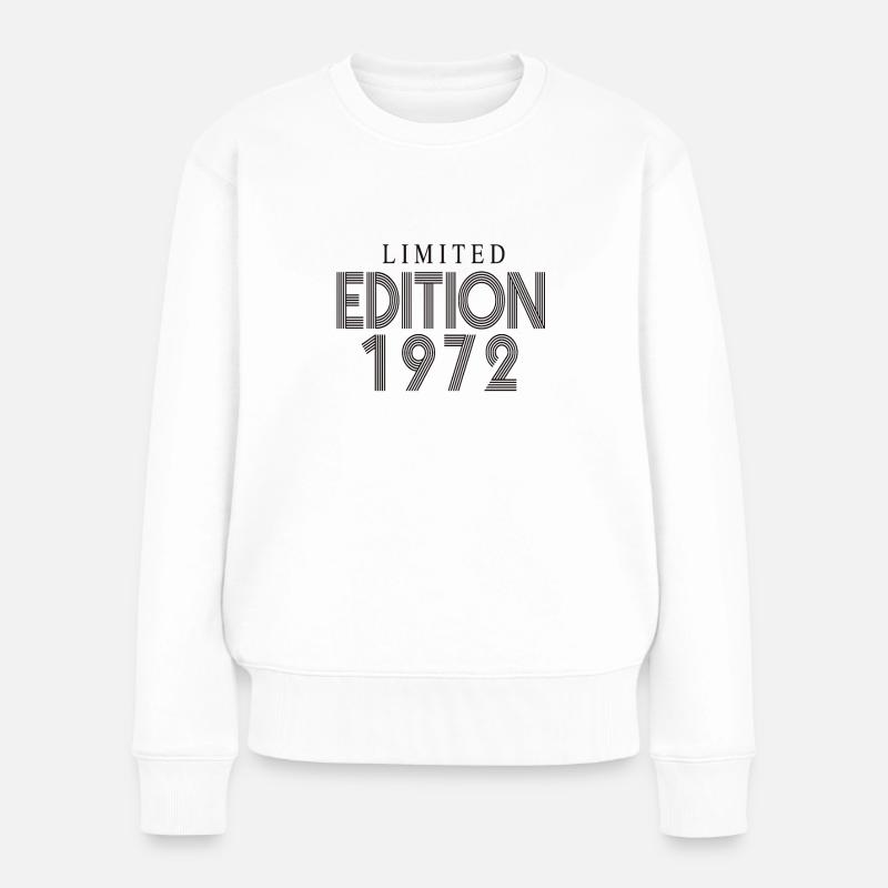 Limited Edition 1972 - Frauen Premium Bio Pullover - Weiß