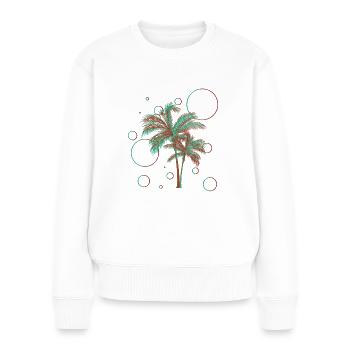 Baum - Frauen Premium Bio Pullover - Weiß - Vorne - Julia (174cm)