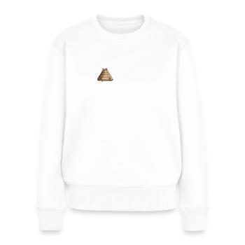 Ancient Astronaut Theorie Vimana Tempel - Frauen Premium Bio Pullover - Weiß - Vorne - Julia (174cm)