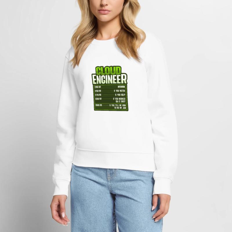 Cloud-Administrator Cloud-Devops Frauen Premium Bio Pullover