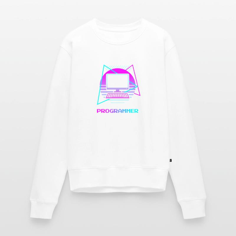 Retro Programmer Computer Programming Women's Premium Organic Jumper