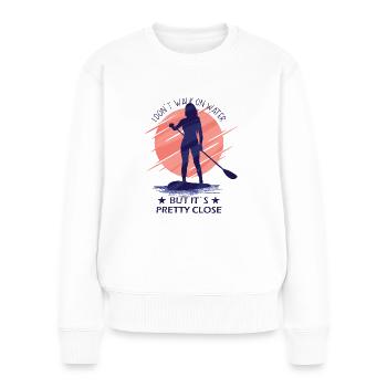Stand Up Paddling - Women's Premium Organic Jumper - white - Front - Julia (174cm)