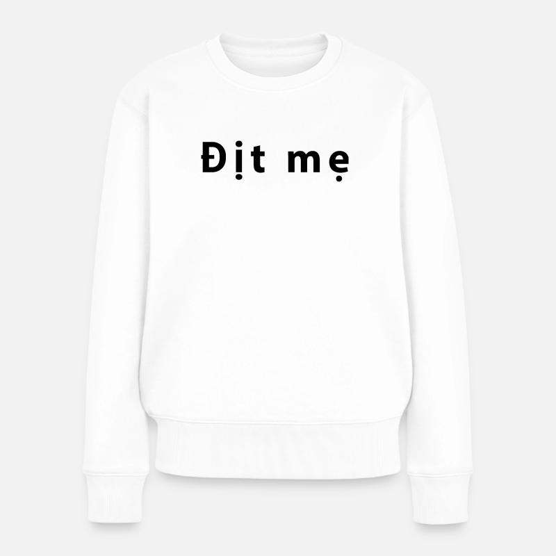 Vietnamesisch - Frauen Premium Bio Pullover - Weiß