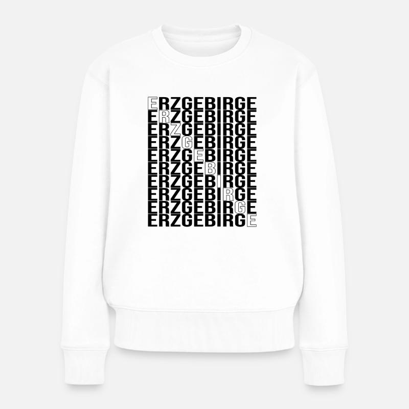 Erzgebirge meine Liebe - Frauen Premium Bio Pullover - Weiß