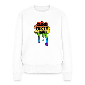 Slime Rainbow Magic Drop Splash - Pull Premium bio Femme - blanc - Devant - Julia (174cm)