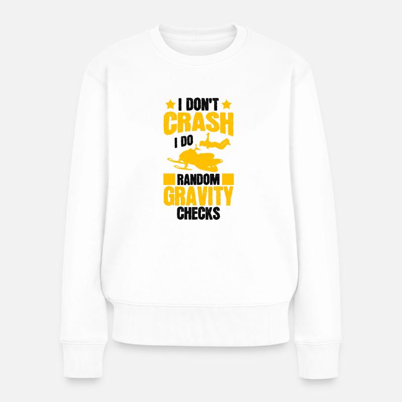 Je ne tombe pas - Pull Premium bio Femme - blanc