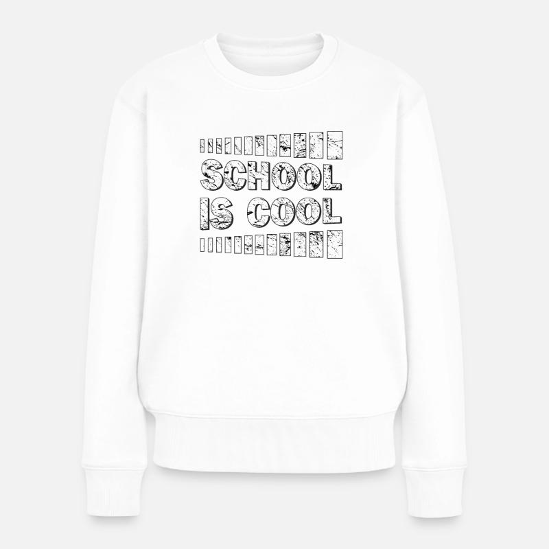 L’ÉCOLE, C’EST COOL - Pull Premium bio Femme - blanc